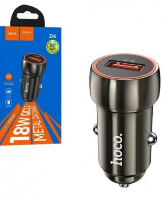 شارژر فندکی تک پورت هوکو (Hoco) Qualcomm3.0 مدل Z46