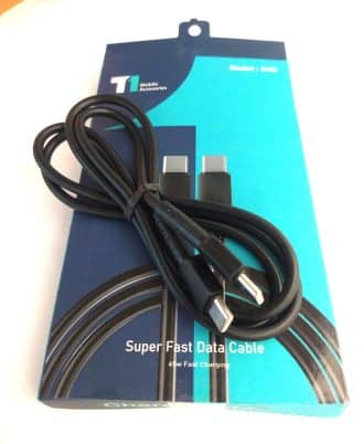 کابل شارژ فست T1 Type-C to Type-C مدل D40
